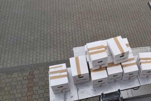 Behördenumzug in Dresden mit einem Möbellift
